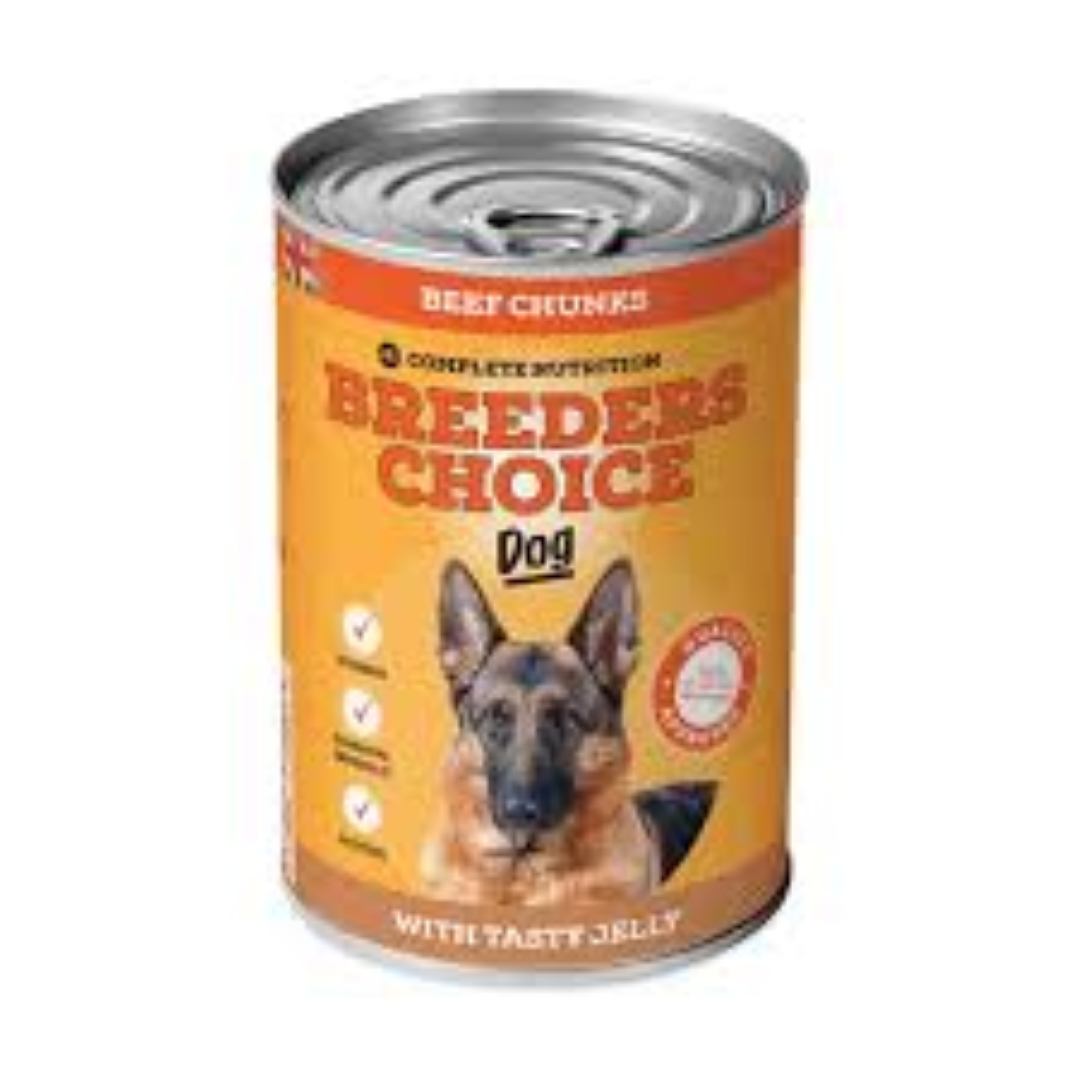 BREEDER CHOICE CAT BEEF CHUNKS 400G